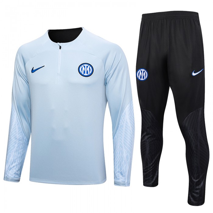 23/24 Inter Milan Light Blue Edition Classic Jacket Training Suit (Top+Pant)-1361050