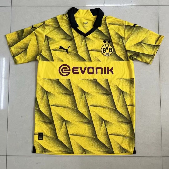 23/24 Borussia Dortmund Home Yellow Black Jersey Kit short Sleeve-6260642