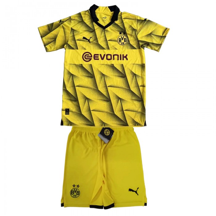 23/24 Borussia Dortmund Home Yellow Black Jersey Kit short Sleeve (Shirt + Short)-3941027