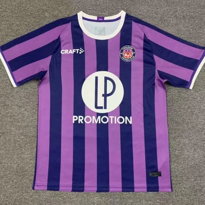 23/24 Toulouse FC Away Purple Jersey Kit short sleeve-3985265