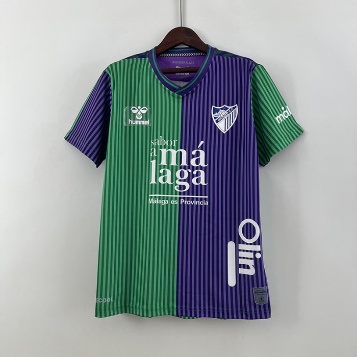 23/24 Malaga away Green Purple Jersey Kit short sleeve-8380149
