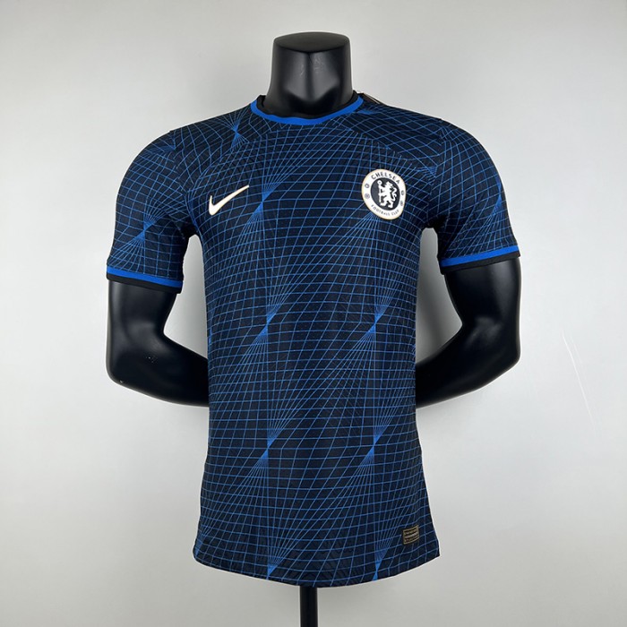 23/24 Chelsea Away Navy Blue Jersey Kit short sleeve (Player Version)-1838336