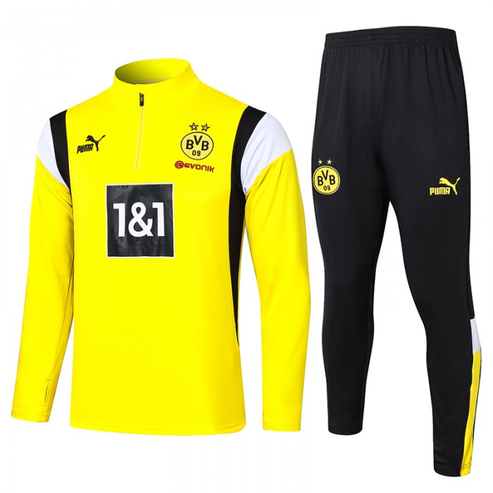 23/24 Borussia Dortmund Yellow Edition Classic Jacket Training Suit (Top+Pant)-1620076