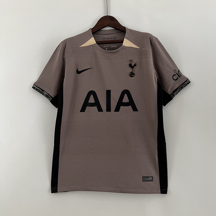 23/24 Tottenham Hotspur Second Away Gray Jersey version short sleeve-5478465
