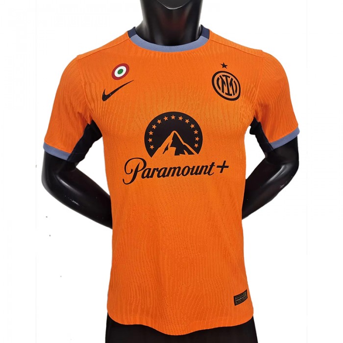 23/24 Inter Milan Second Away Orange Jersey version short sleeve (player version)-5385406