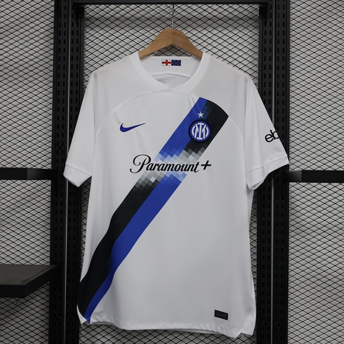 23/24 Inter Milan Away White Jersey version short sleeve-8872706