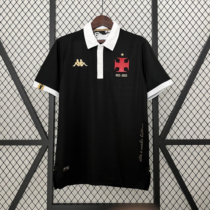 23/24 Vasco da Gama Third Away Black Jersey version Kit short sleeve-2252697