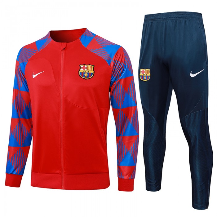 23/24 Barcelona Red Edition Classic Jacket Training Suit (Top+Pant)-2373799