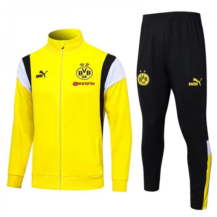 23/24 Borussia Dortmund Yellow Edition Classic Jacket Training Suit (Top+Pant)-8784156