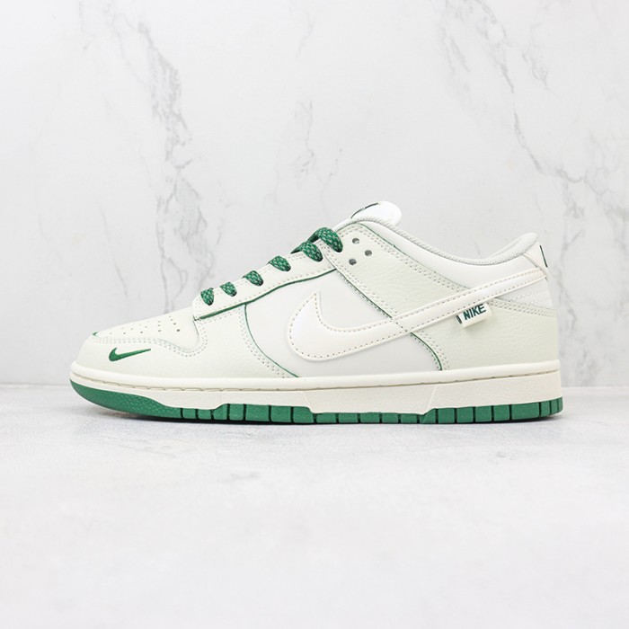 SB Dunk Low Running Shoes-White/Green-4278818