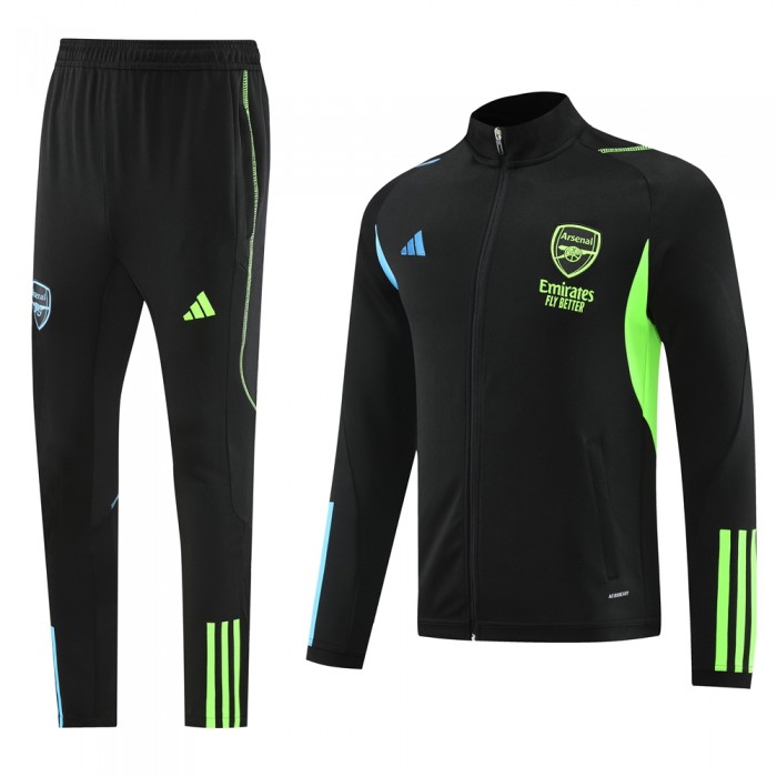 23/24 Arsenal Black Edition Classic Jacket Training Suit (Top+Pant)-9913534