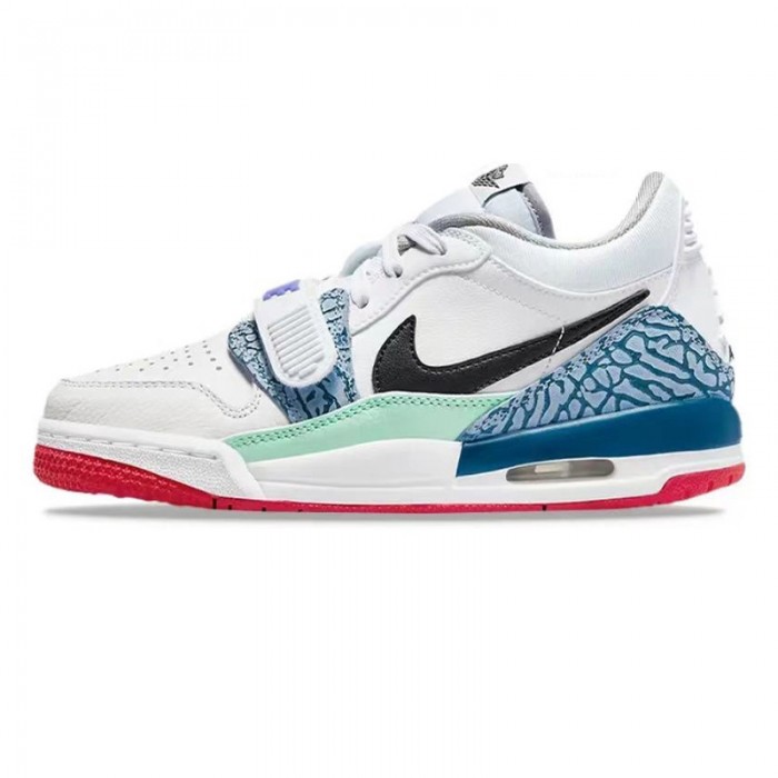 Air Jordan 3 AJ3 Running Shoes-White/Blue-2343541