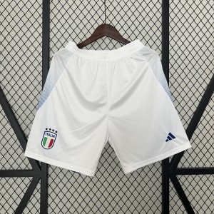 2024 Italy Home Shorts White Shorts Jersey-5649823