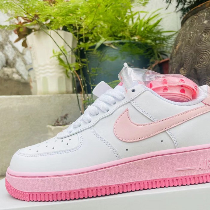 AIR FORCE 1 ‘07 AF1 Women Running Shoes-White/Pink-1689983
