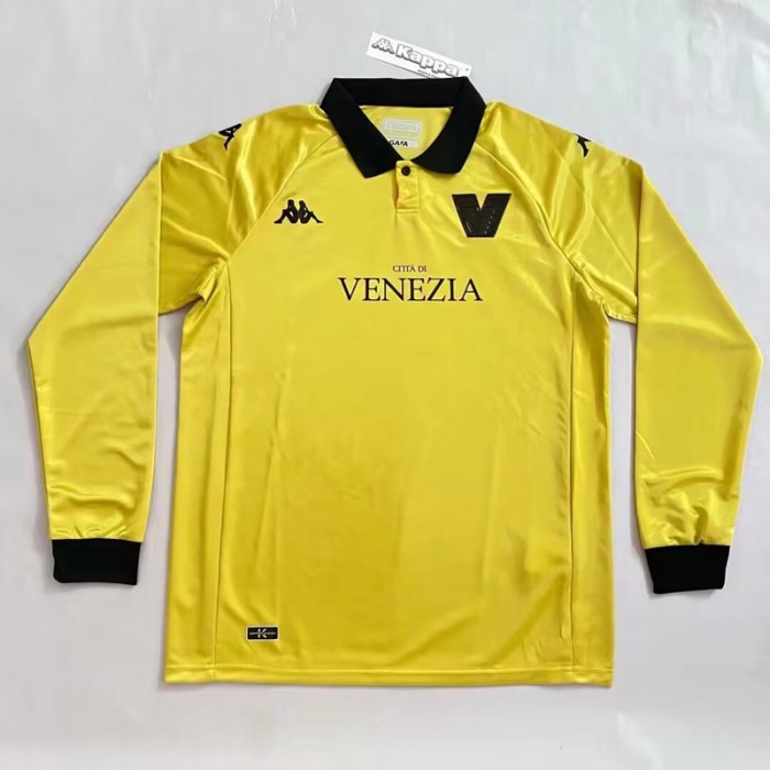 22/23 Venice Second Away Yellow Long Sleeve Jersey Kit Long Sleeve-4282006