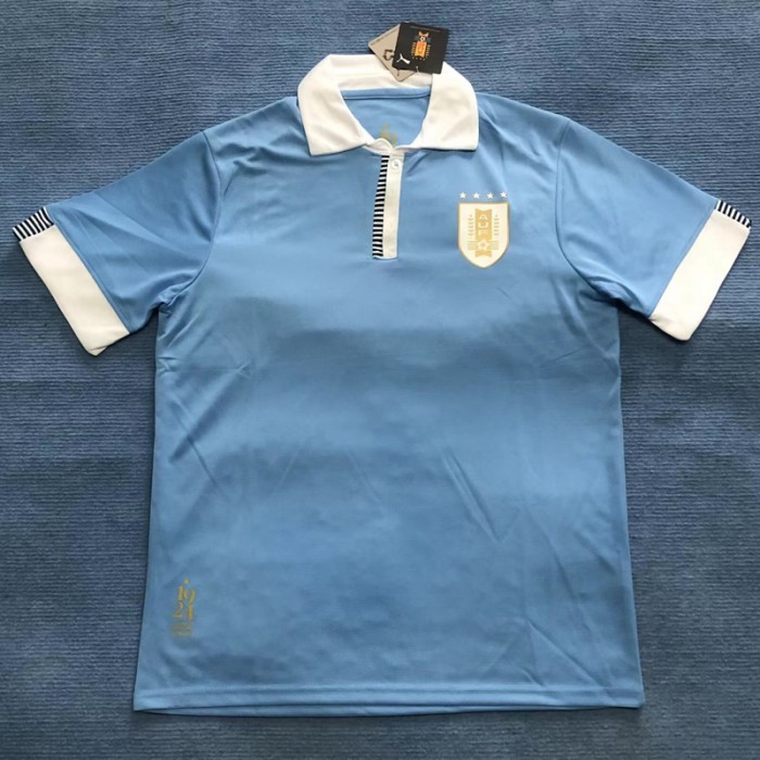 2023 Uruguay Home Blue Jersey Kit short sleeve-807364