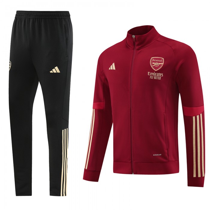 23/24 Arsenal Red Edition Classic Jacket Training Suit (Top+Pant)-9622691