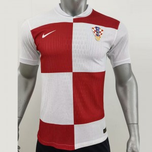 2024 Croatia Home White Red Jersey Kit short sleeve (Player Version)-2732127