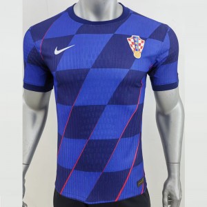 2024 Croatia Away Blue Jersey Kit short sleeve (Player Version)-2367203