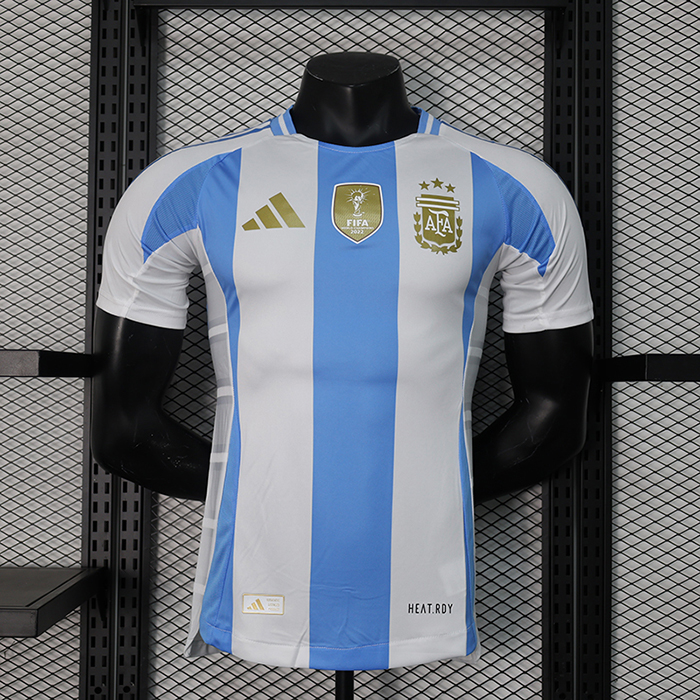 2024 Argentina Home Blue White Jersey Kit short sleeve (Player Version)-837553