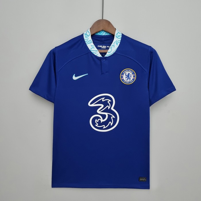 STOCK CLEARANCE 22/23 Chelsea Home Blue Jersey Kit short sleeve-2836387