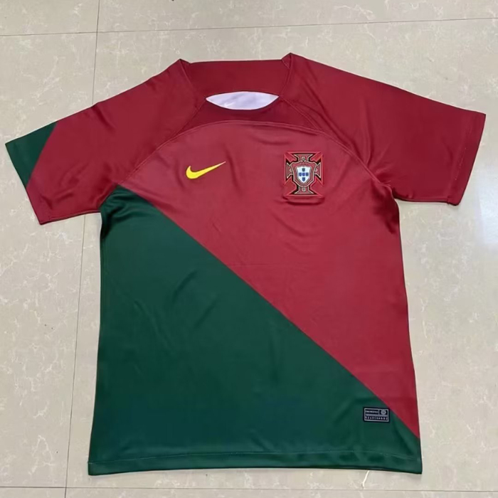 STOCK CLEARANCE 2022 Portugal Home Red Green Jersey Kit short sleeve-5939517
