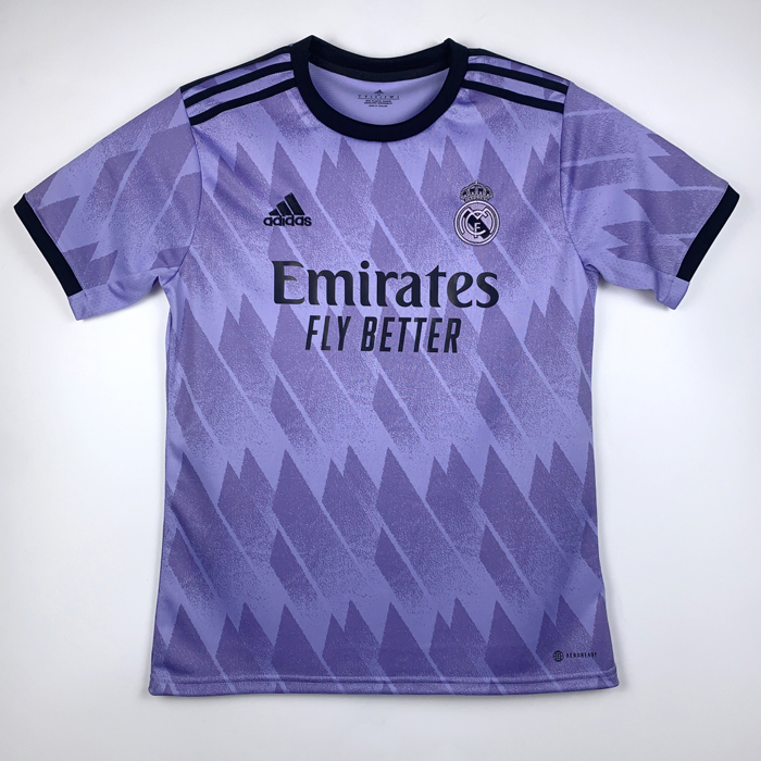 STOCK CLEARANCE 22/23 Real Madrid Away Purple Jersey Kit short sleeve-7970866