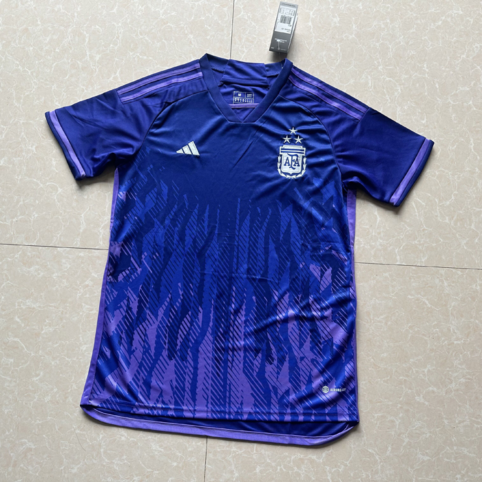 STOCK CLEARANCE 2022 Argentina Away Purple Jersey Kit short sleeve-5588342