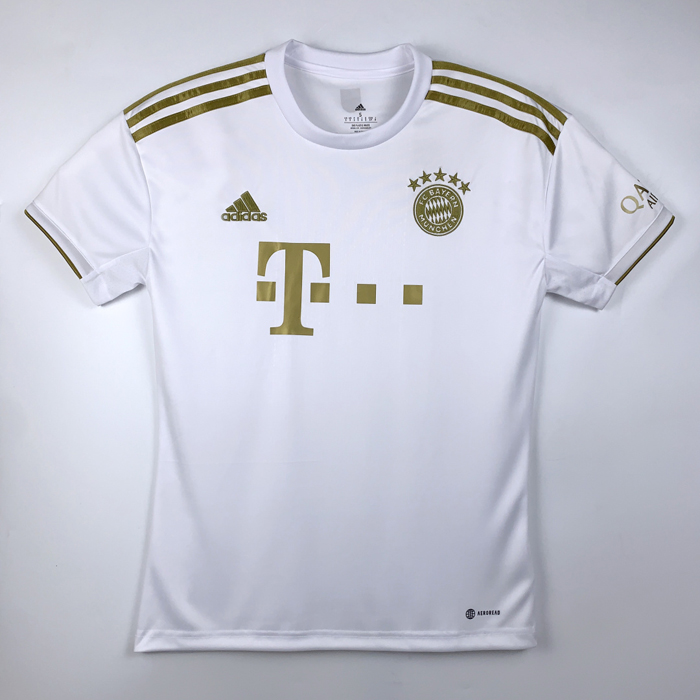 STOCK CLEARANCE 22/23 Bayern Munich Home White Jersey Kit short sleeve-3873123