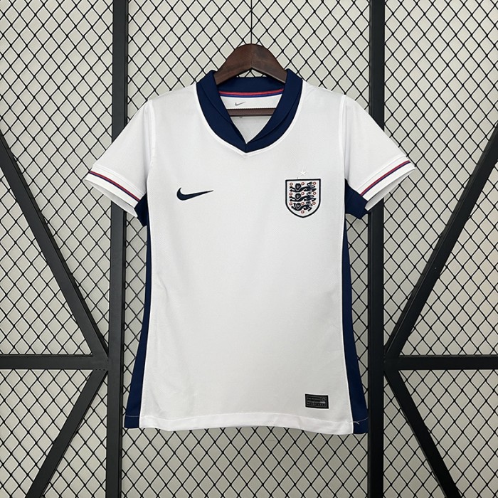 2024 England Home White Women Jersey Kit short sleeve-6693687