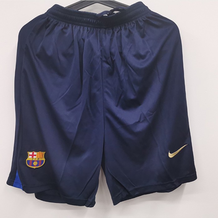 STOCK CLEARANCE 22/23 Barcelona Home Shorts Navy Blue Shorts Jersey-6248206