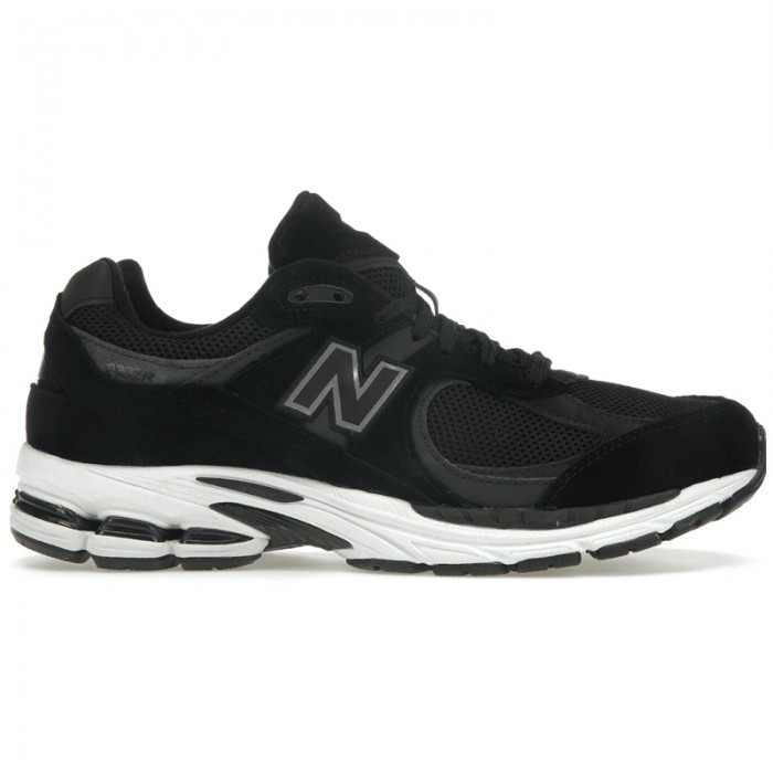 New Balance 2002R Retro Running Shoes-Black/White-1135826