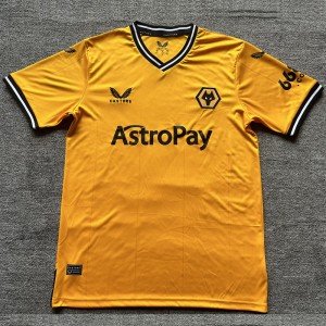 23/24 Wolverhampton Home Yellow Jersey Kit short sleeve-9558976